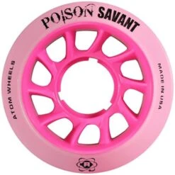 Atom Poison Savant Hybrid Wheels Pink 59x38mm (4 Pack)
