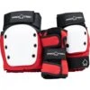 Pro-Tec Pad Set Street Gear Junior 3 Pack Open Back - Red/White/Black -Roller Skates Store pro tec20jr20320pack20black20red203 500x500 0