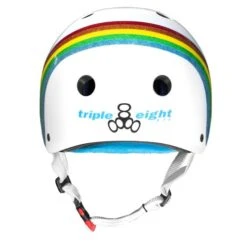 Triple 8 Cert Sweatsaver Helmet - Rainbow Sparkle White 7 Triple 8 Cert Sweatsaver Helmet - Rainbow Sparkle White -Roller Skates Store rainbow20sparkle203 500x500 0