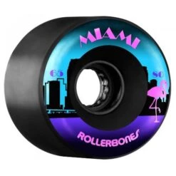 Rollerbones Quad Wheels Miami Outdoor 80A 8 Pack