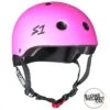 S1 Mini Lifer Multi Impact Kids Helmet - Pink Matt -Roller Skates Store s1 mini pink 500x500 0