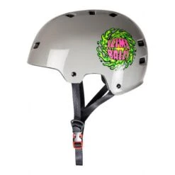 Bullet X Slime Balls Helmet Slime Logo Adult Grey