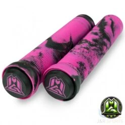 MGP 150mm Swirl Grind Scooter Grips - Pink/Black
