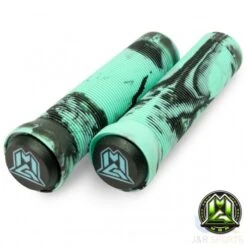 MGP 150mm Swirl Grind Scooter Grips - Teal/Black